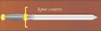 Epee courte 