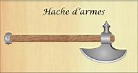 Hache d'arme 