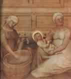 le bain de l'enfant